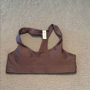 ALO Yoga Airlift Advantage Sports BraWomen's Cocoa Sports Bra size M.